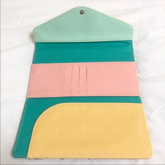 Colorful Pastel Polka Dot Clutch Wallet - Picture 4 of 11